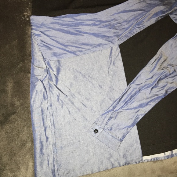 Material Girl Body Con Dress w/ Denim Shirt Tied - Picture 7 of 8